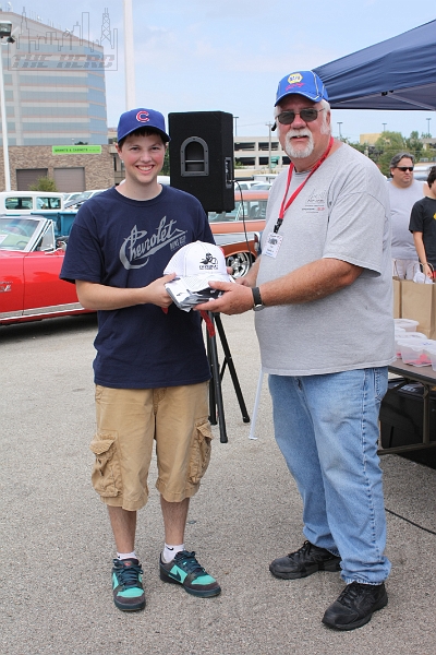 IMG_0687.JPG - Ryan Downum wins the Chevrolet 100th Anniversary Hat and T-Shirt